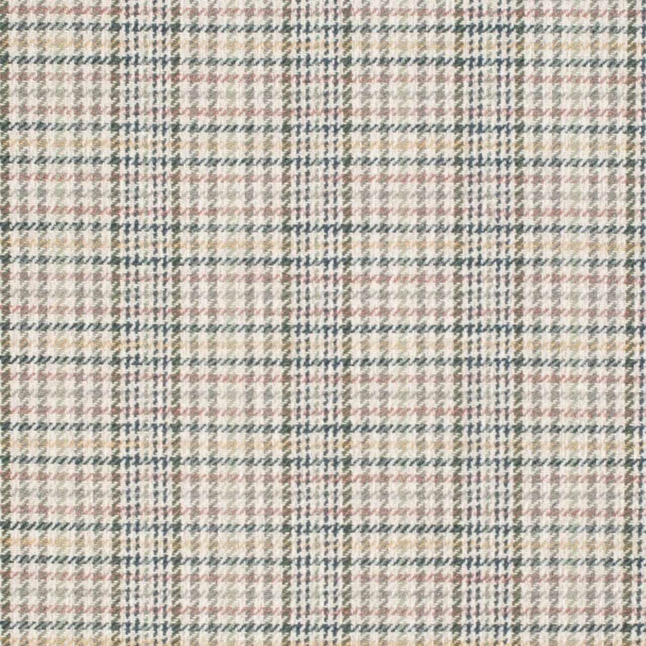 Garden - Blue,Green Check & Houndstooth,Plaid Upholstery Fabric 54 Inches"